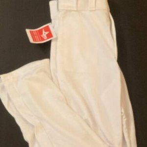 ALL STAR SPORTS White Baseball/Softball Pants ~ Sz AS ~ NWT!